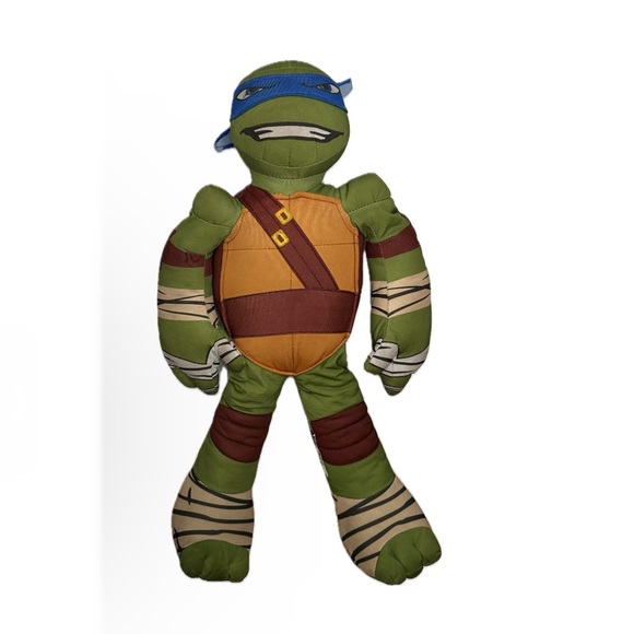 23” Leonardo Teenage Mutant Ninja Turtle TMNT Plush Pillow Stuffed Animal - Picture 2 of 5